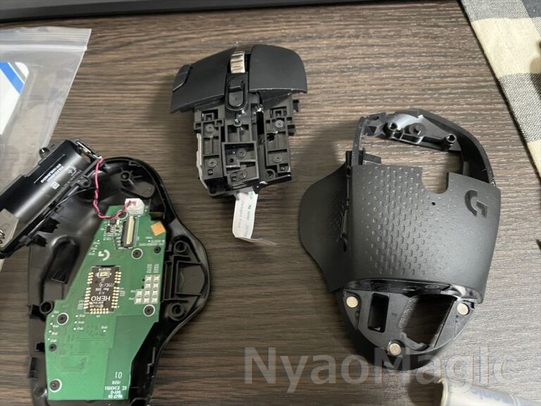G604 Disassembly G604の分解とチャタリングメンテナンス